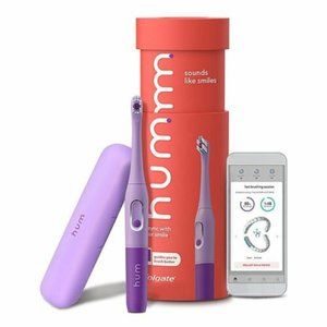 Colgate Hum Battery-Powered Toothbrush Starter Kit in Purple NEW Sealed